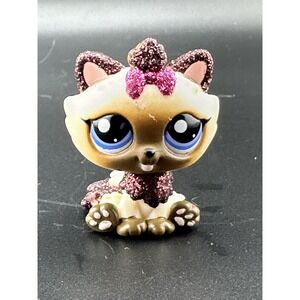 Littlest Pet Shop LPS Himalayan Cat Kitten #2143 Glitter Guaranteed Authentic